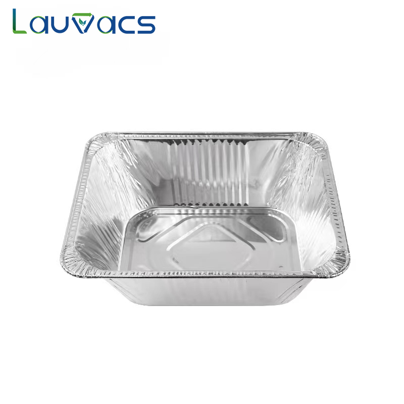 China China High Quality Aluminum Foil Food Container Manufacturer –  Disposable aluminum foil containers with lids – ABL Baking Manufacturer and  Supplier